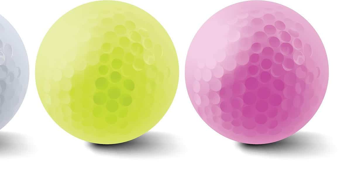 Image of Coloured Golf Balls